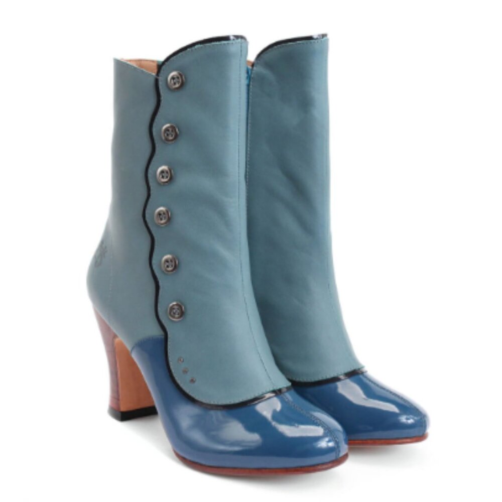 *BRAND NEW!* Fluevog 2017 Miracles ASCENSION, Blue, Size 9.5 (narrow TTS). - Picture 15 of 15